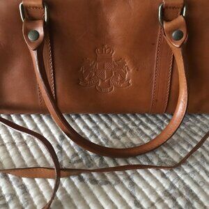Italian leather handbag